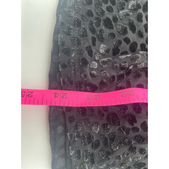 Torrid Black Burnout Velvet‎ Babydoll Tank Top Y2K Size 1X - Picture 7 of 7